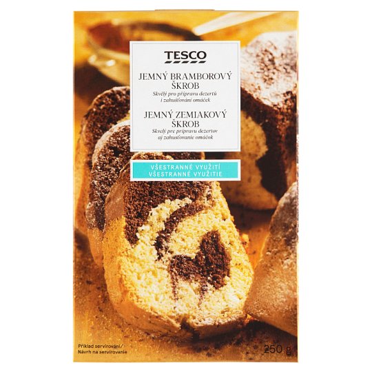 Tesco Jemný bramborový škrob 250g