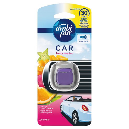 Febreze Air Freshener Car Starter Kit Fruity Tropics 1 Unit Tesco
