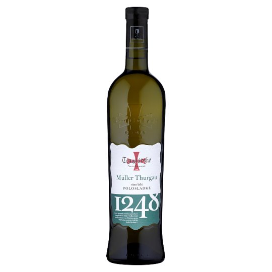 Templářské Sklepy Čejkovice Müller Thurgau bílé polosladké víno 0,75l