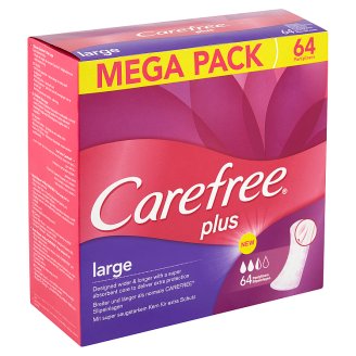 Carefree Plus Large slipové vložky 64 ks