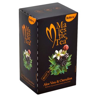 Biogena Majestic Tea Aloe vera & ostružina bylinný čaj aromatizovaný, porcovaný 20 x 2,5g