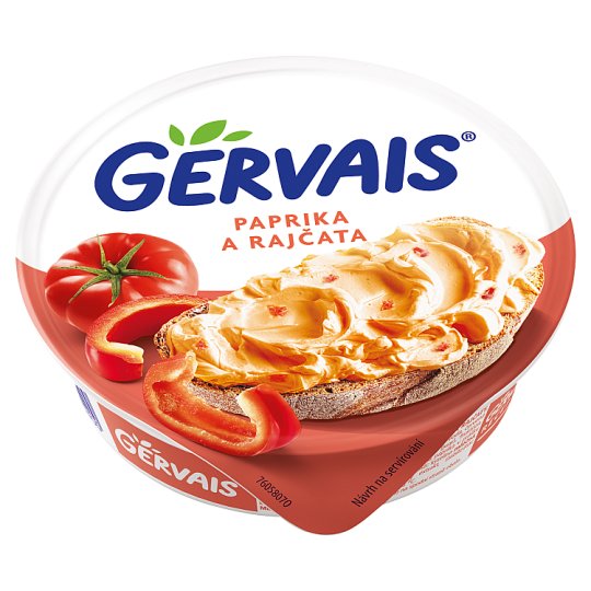 Gervais Krémový tvarohový sýr s paprikou a rajčaty 80g