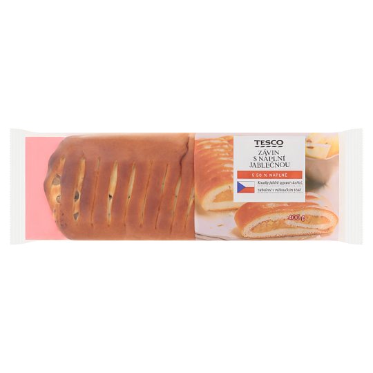 Tesco Závin s náplní jablečnou 400g