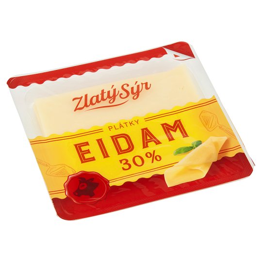 Zlatý Sýr Eidam 30% plátky 100g