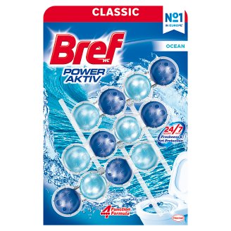 Bref Power Activ Fragrance Boost Ocean tuhý WC blok 3 x 50g