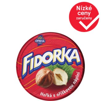 Opavia Fidorka Hořká s oříškovou náplní 30g