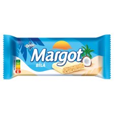 ORION MARGOT White Bar with Coconut in White Coating 80g