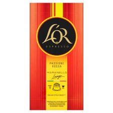 L'OR Espresso Passione Rossa Maranello Lungo Roasted Ground Coffee in Capsules 10 pcs 52g