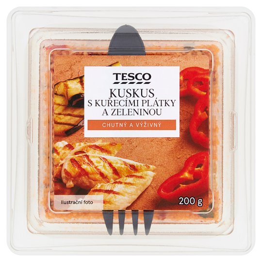 Tesco Kuskus s kuřecími plátky a zeleninou 200g