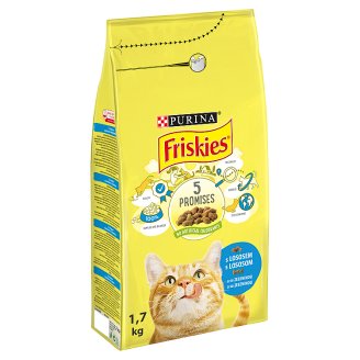 FRISKIES s lososem a přidanou zeleninou 1,7kg