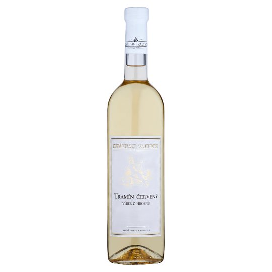 Château Valtice Tramín červený výběr z hroznů víno s přívlastkem polosuché 0,75l