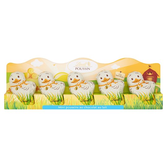 Lindt Mini Chick duté figurky z mléčné čokolády 5 x 10g