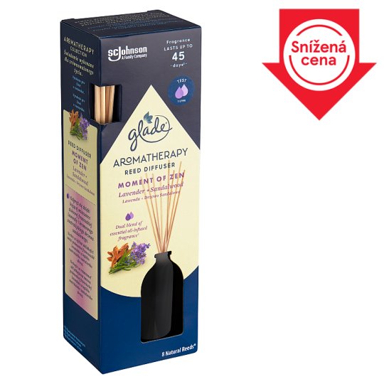 Glade Aromatherapy Reed Diffuser Moment of Zen Air Freshener Incense