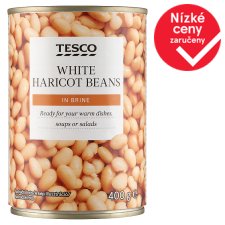 Tesco White Haricot Beans in Brine 400g