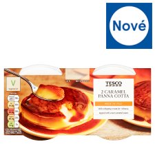 Tesco Panna cotta s karamelovou polevou 2 x 120g (240g)