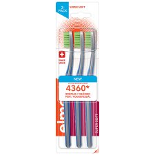 elmex® Super Soft Toothbrush Multipack 3pcs