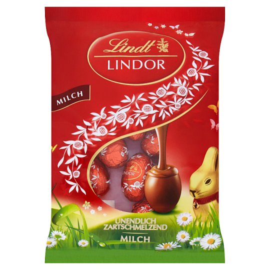 Lindt Lindor Mini Eggs Mléčné čokoládové Bonbóny S Jemnou Krémovou