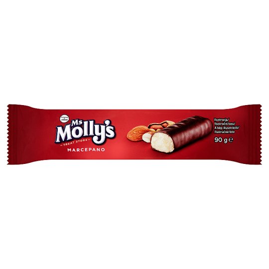 Ms Molly's Tyčinka z arašídové a mandlové hmoty v hořké čokoládě 90g