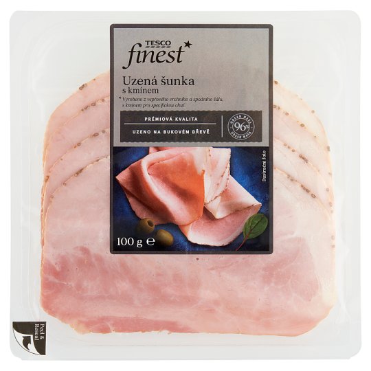 Tesco Finest Smoked Ham with Cumin 100g Tesco Groceries