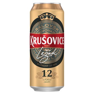 Krušovice 12 pivo ležák světlý 0,5l