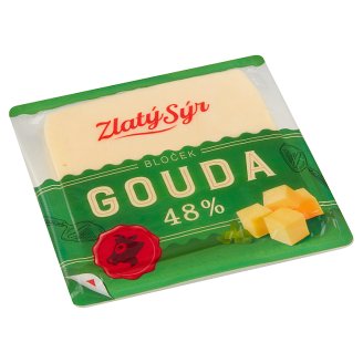Zlatý Sýr Gouda 48% bloček 250g