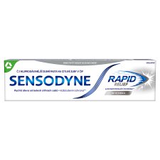 Sensodyne Rapid Relief Whitening Toothpaste with Fluoride 75ml