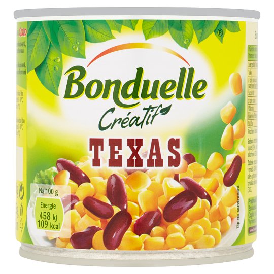 Bonduelle Créatif Texas zeleninová směs vakuovaná v mírně slaném nálevu 340g