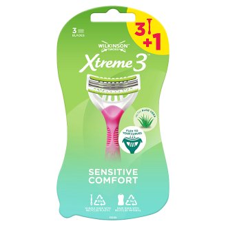 Wilkinson Sword Xtreme3 Beauty Sensitive jednorázový holicí strojek se 3 břity 4 ks