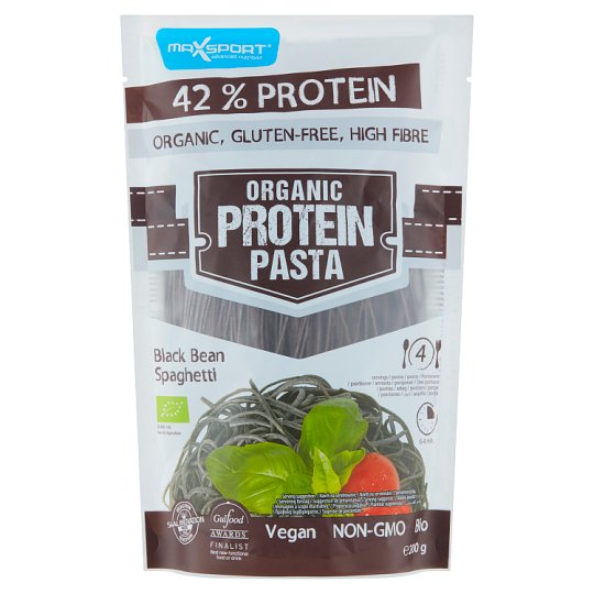MaxSport Organic Protein Pasta Black Bean Spaghetti 200g Tesco Groceries