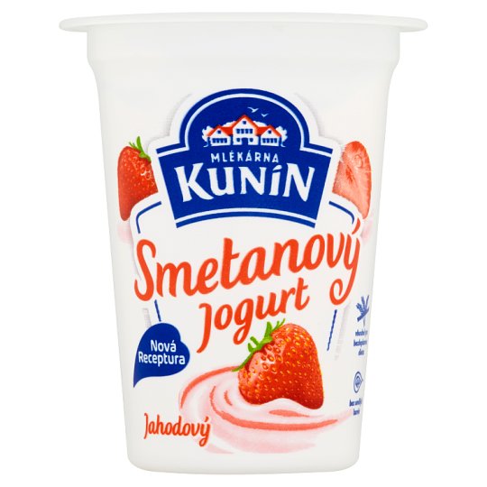 Mlékárna Kunín Jahůdka smetanový jogurt 150g