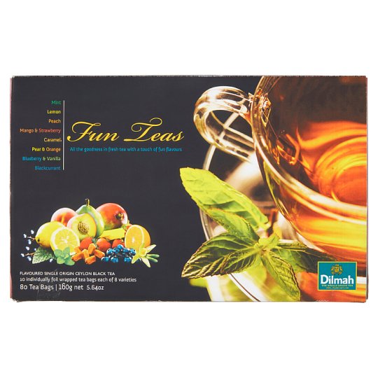 Dilmah Fun Teas 80 x 2g (160g) Tesco Groceries