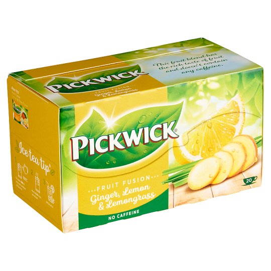 Pickwick Fruit Fusion Ginger, Lemon & Lemon Grass 20 x 2g