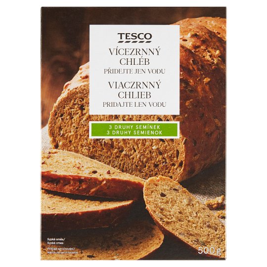 Tesco Vícezrnný chléb sypká směs 500g