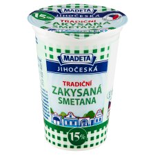 Madeta South Bohemian Traditional Soured Cream 15% 180g
