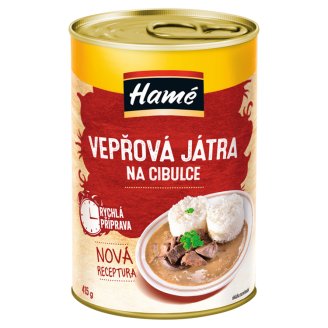 Hamé Vepřová játra na cibulce 415g
