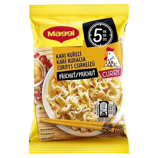MAGGI Chutná pauza Instantní nudle s kuřecí příchutí a kari sáček 60g