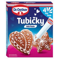 Dr. Oetker Tubes White 4 x 19g (76g)