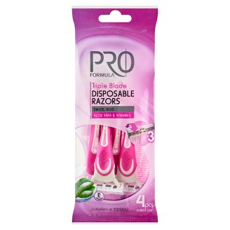 Tesco Pro Formula Jednorázové holicí strojky pro ženy 4 ks