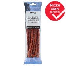 Tesco Pork Kabanos Sausage Smoked with Alder and Beech Smoke 120g