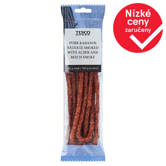 Tesco Kabanos s vepřovým masem 120g