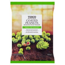 Tesco Coated Peanuts Roasted with Wasabi 200g