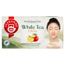 TEEKANNE White Tea Citrus, World Special Teas, 20 Bags, 25g