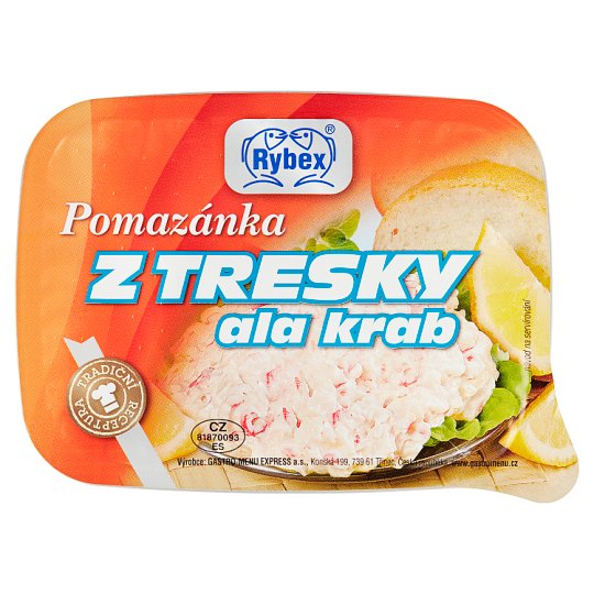 Rybex Pomazánka z tresky ala krab 120g