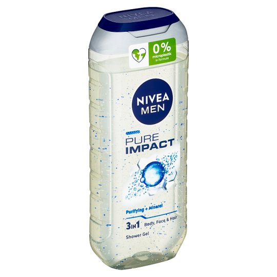 Nivea Men Pure Impact Shower Gel 250ml Tesco Groceries