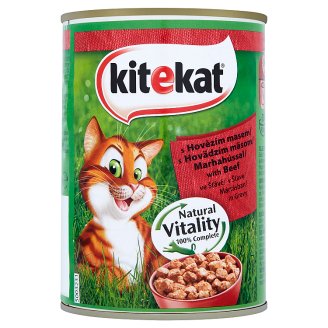 Kitekat S hovězím masem ve šťávě 400g