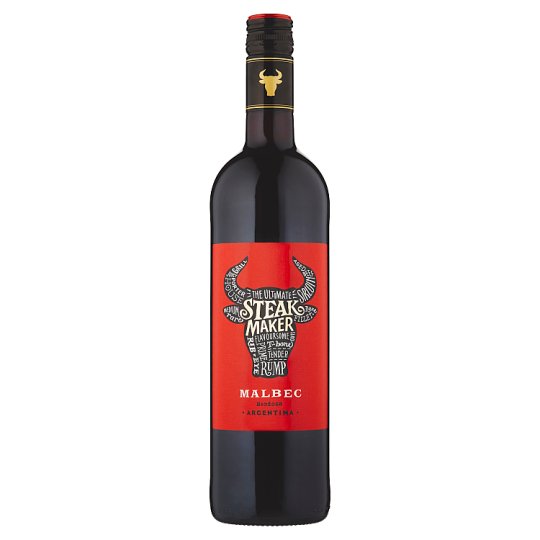 Steak Maker Malbec víno červené suché 750ml