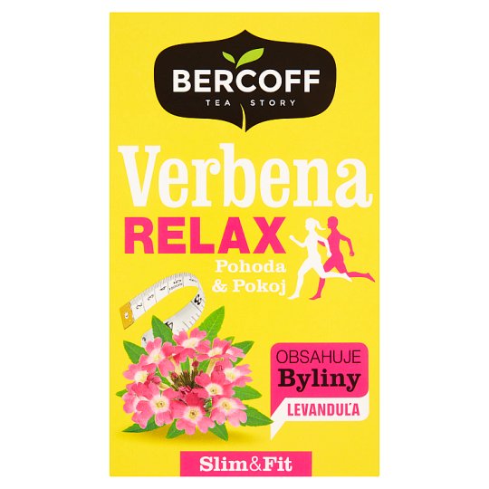 Bercoff Bylinný čaj verbena citronová s levandulí 20 x 1,75g
