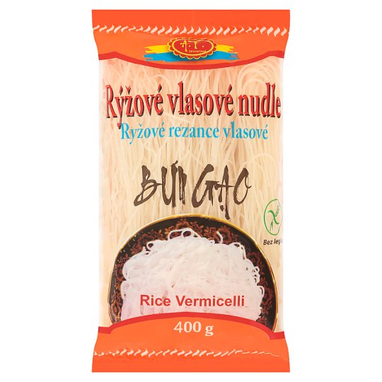 A.T. International Rýžové vlasové nudle 400g