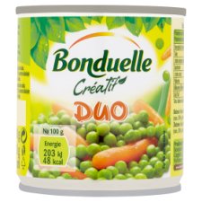 Bonduelle Créatif Duo zeleninová směs v mírně slaném nálevu 200g