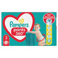 Pampers Pants Size 3, 128 Nappies, 6kg-11kg
